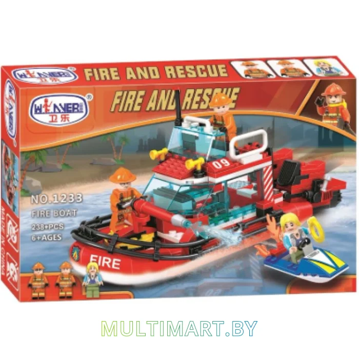 Конструктор Winner Fire and resque 1233